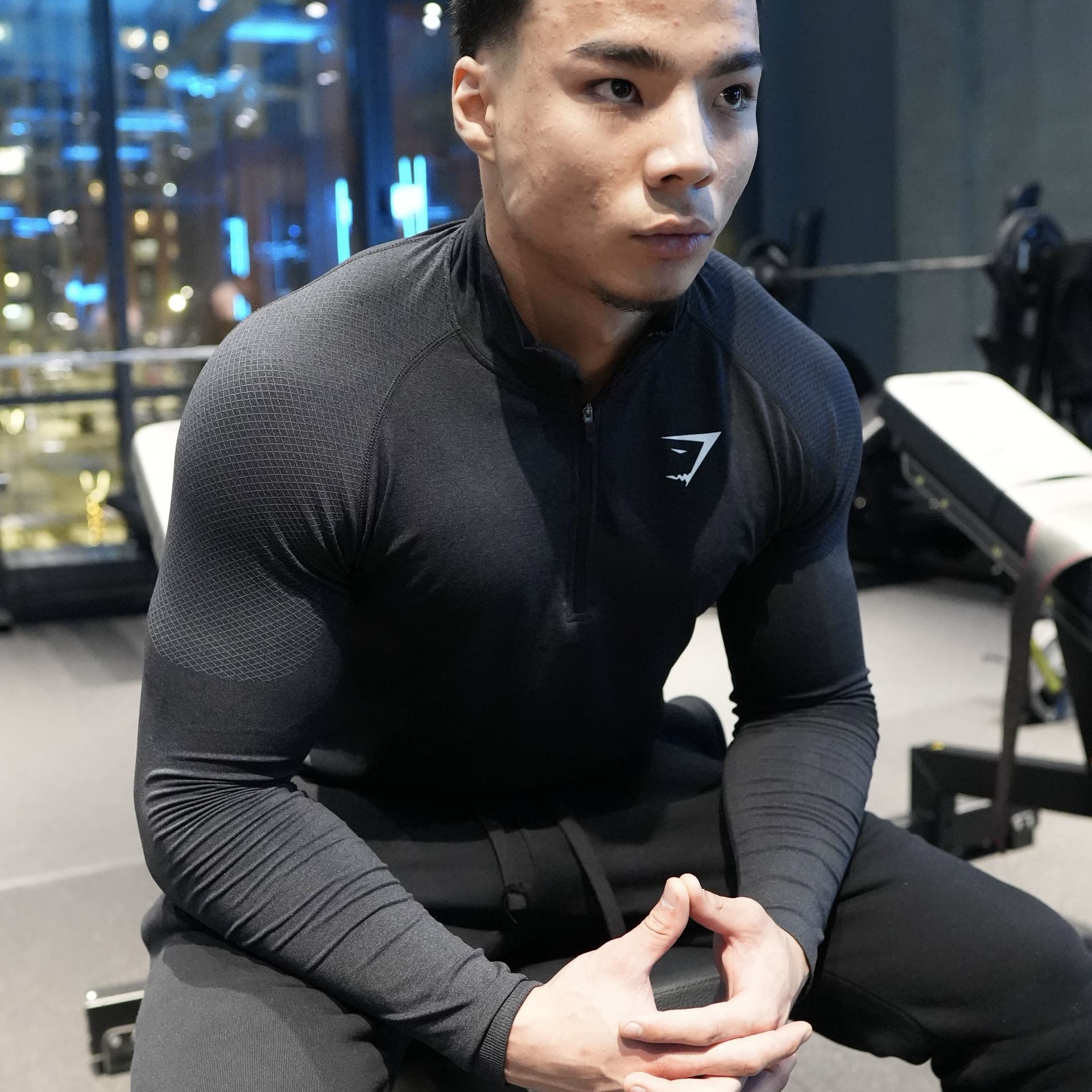 Golden Shark Ghost longsleeve черные