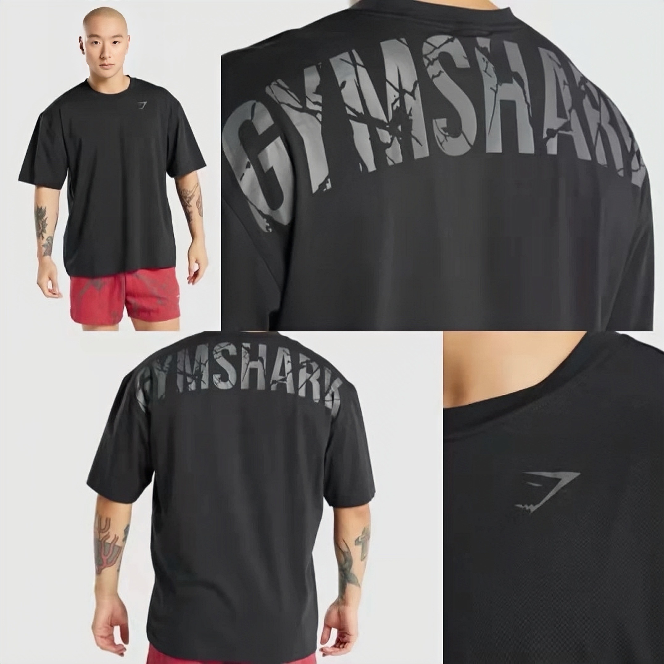 POWER 2.0 Oversize футболка черные