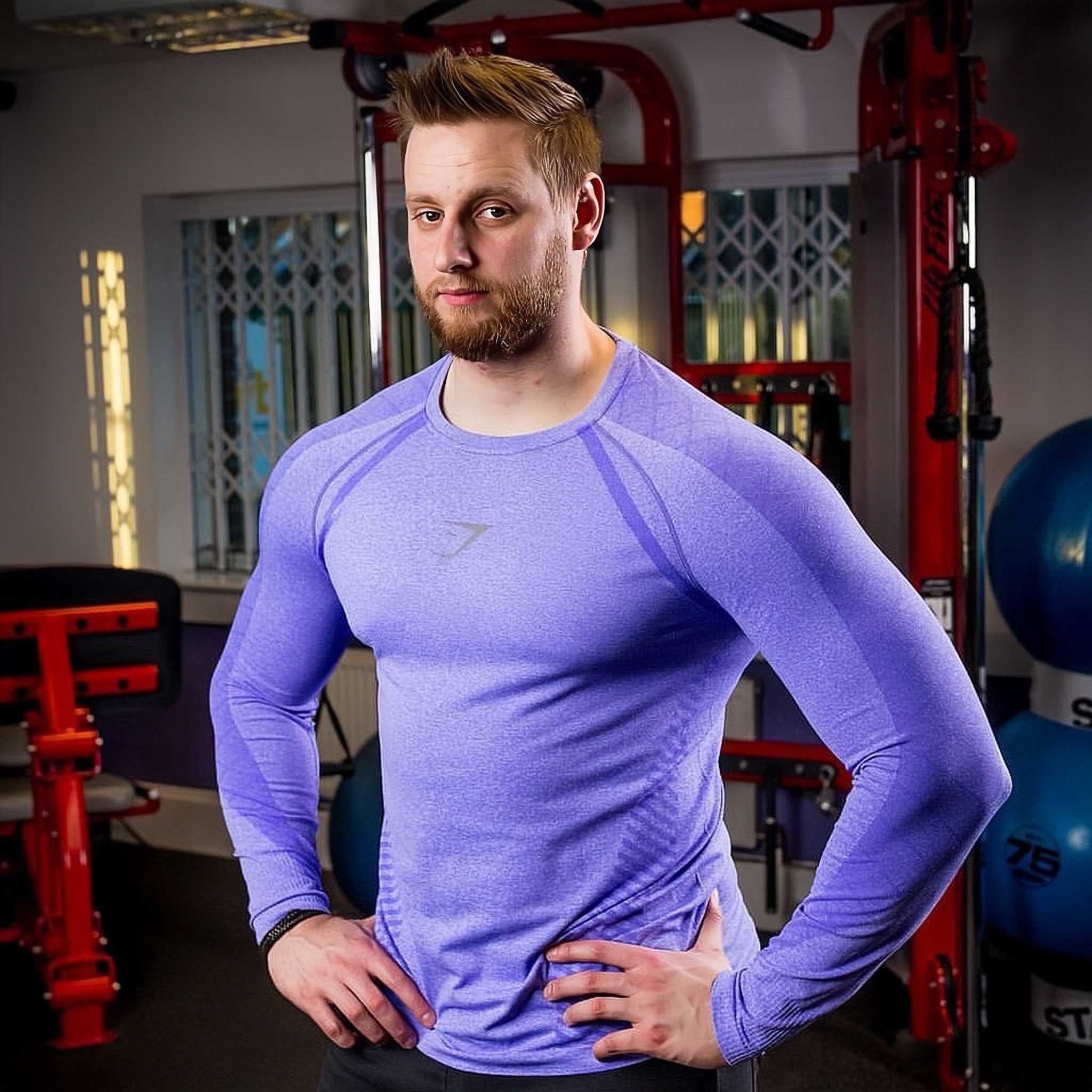 Devant seamless V2 longsleeve фиолетовые