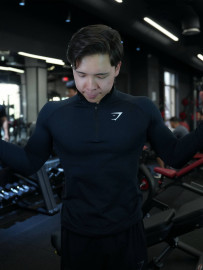 Vital 1/4 ZIP черные