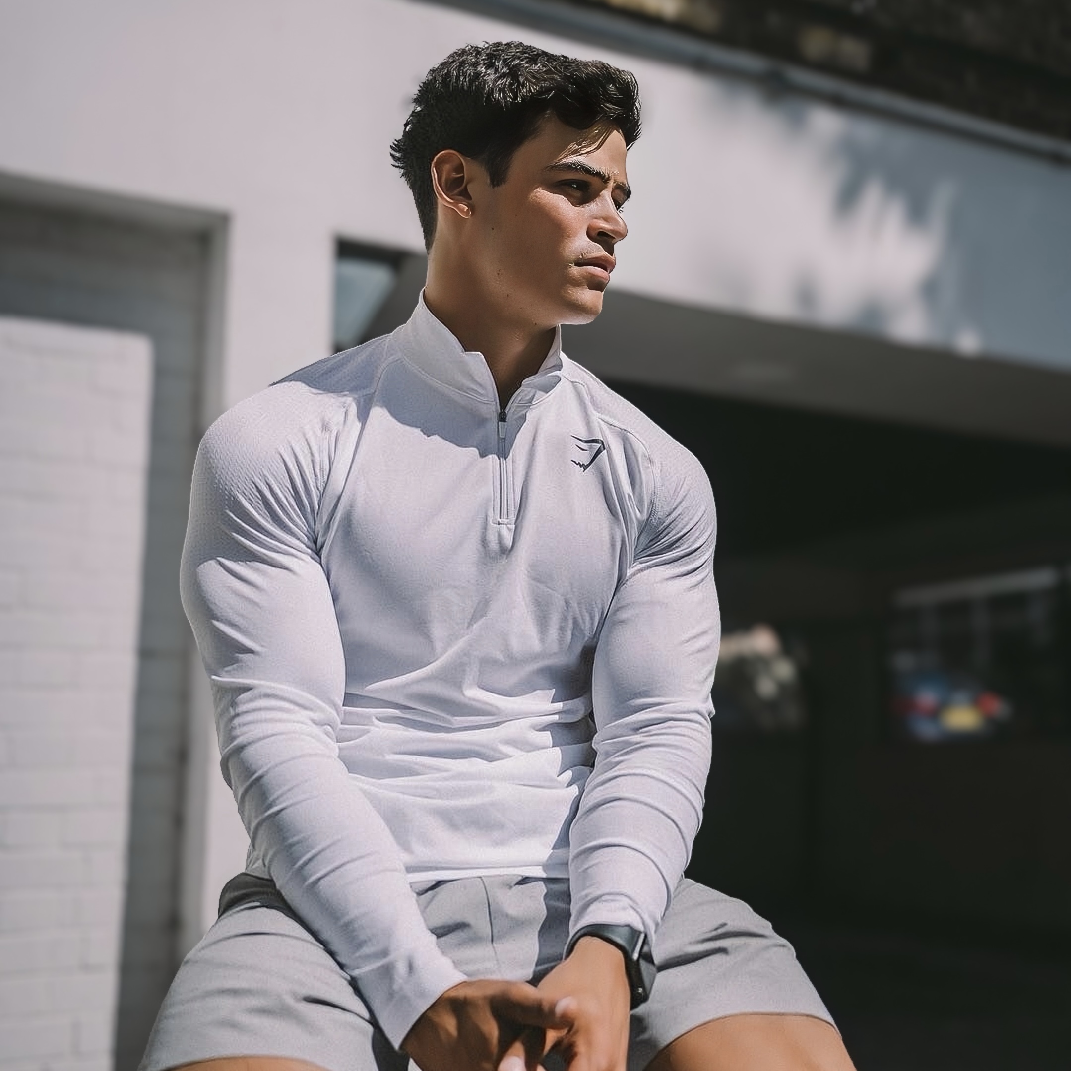 Golden Shark Ghost longsleeve белые