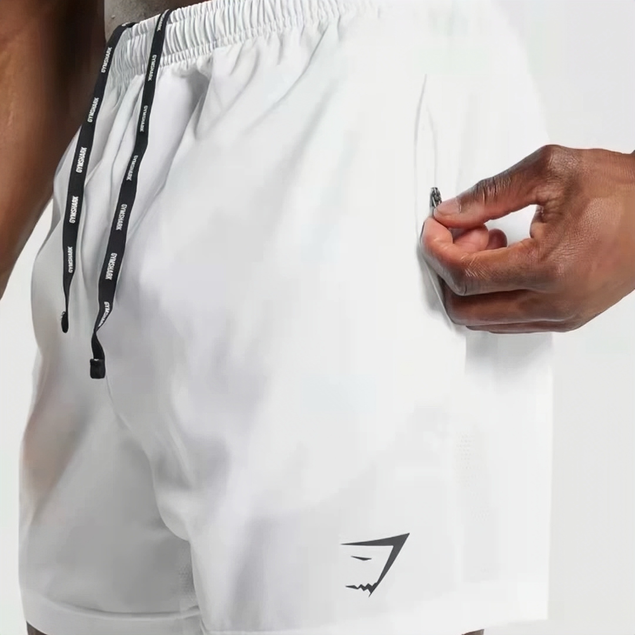 Gymshark Training Shorts белые